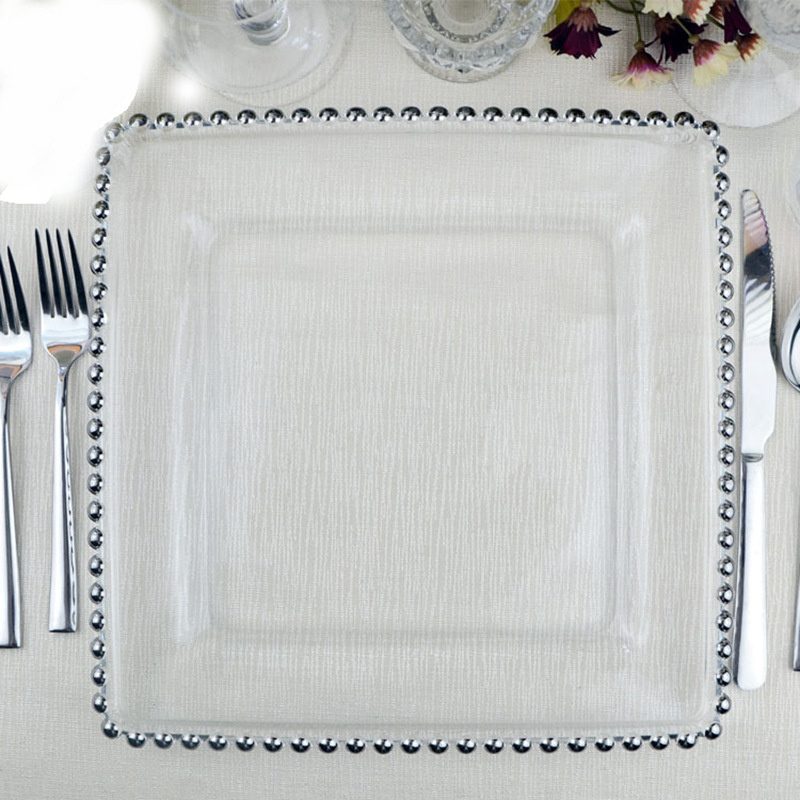 Wholesale Glass Charger Plate PZ-073 - Image 5